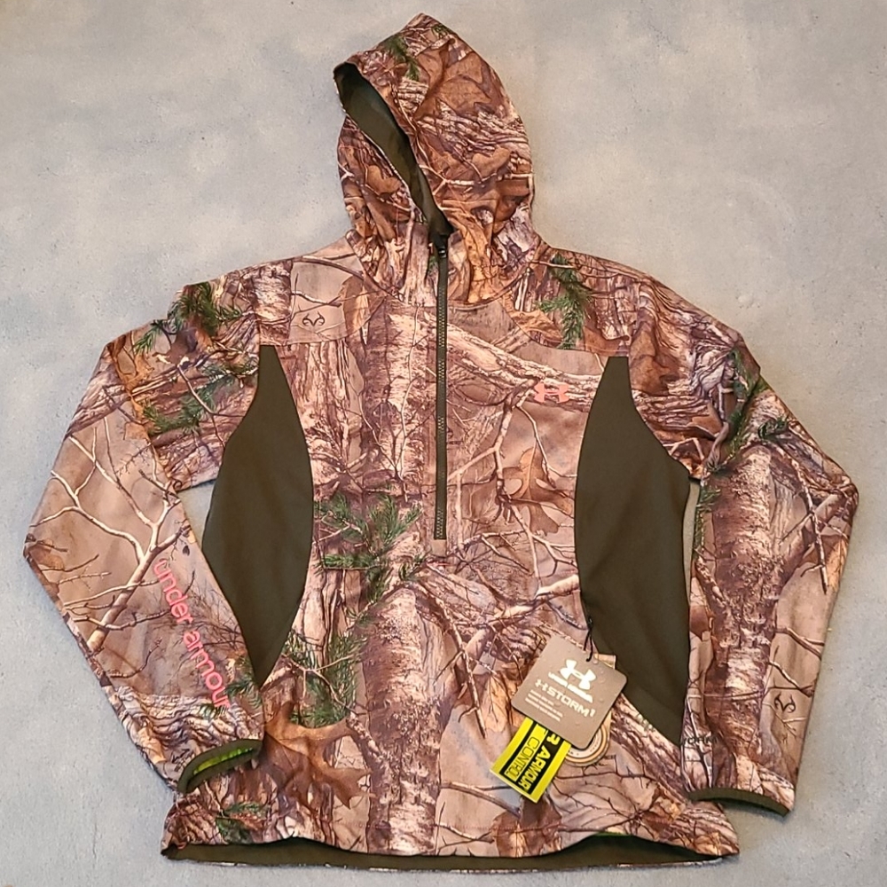 Under Armour Real Tree Camo 3/4 zip